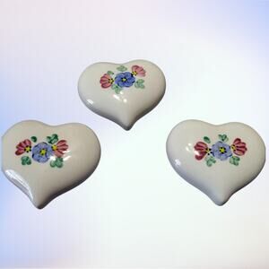 Vintage Set of 3 Lasting Products Inc.Hand Painted,Ceramic Wall Decor,